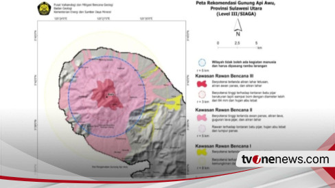 Waspada Gunung Awu Di Sulawesi Utara Naik Status Jadi Siaga