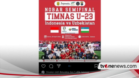 Edaran Nobar Timnas Indonesia U Pakai Logo Piala Eropa Garuda