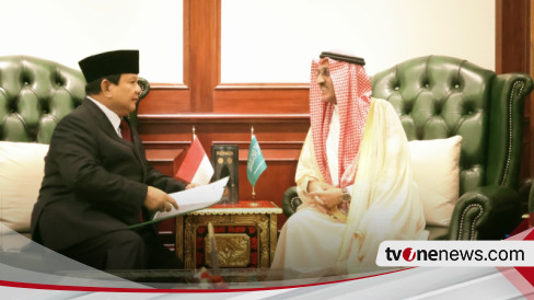 Menhan Prabowo Menerima Kunjungan Dubes Arab Saudi Bahas Penguatan