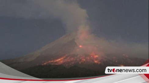 Gunung Merapi Luncurkan Kali Guguran Lava Dalam Sepekan