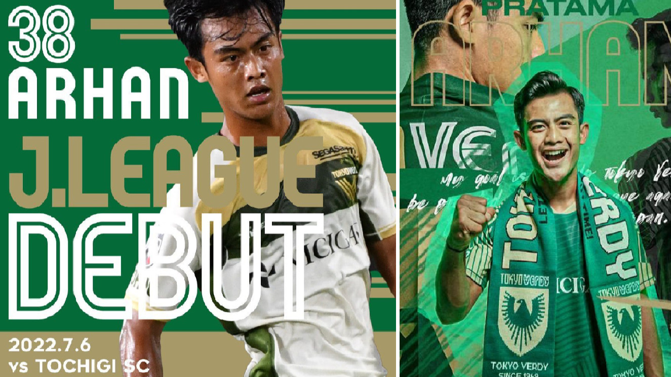 Main Di Sesi Latihan Tokyo Verdy Warna Rompi Pratama Arhan Bikin Ribut Netizen Kode Jadi Tim Inti