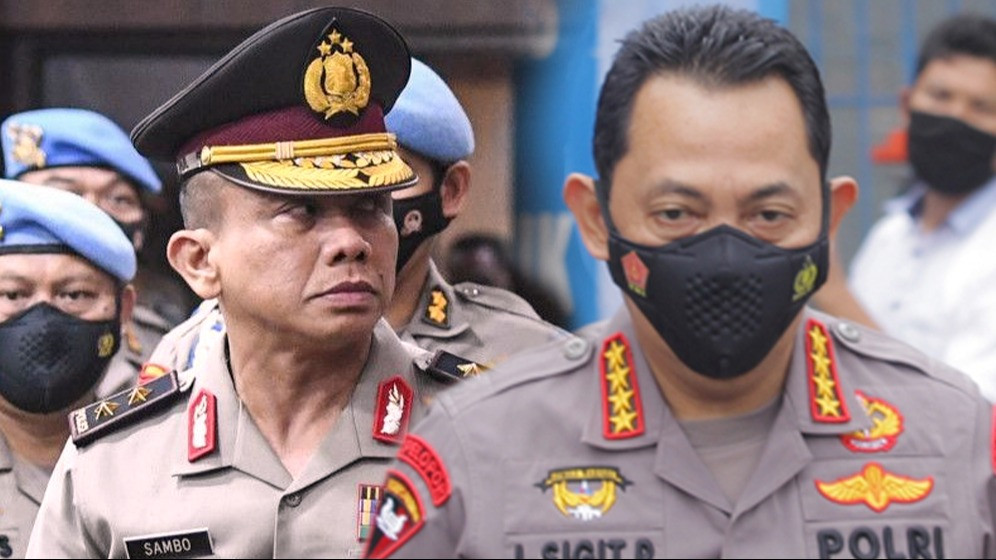 Ferdy Sambo dan Kapolri Jenderal Listyo Sigit Prabowo