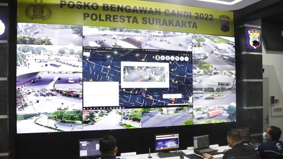 Polri Siapkan 109 CCTV Pantauan dan Quick Respon Solo Smart City untuk Dukung Suksesnya Ngunduh Mantu Pernikahan Kaesang dan Erina
