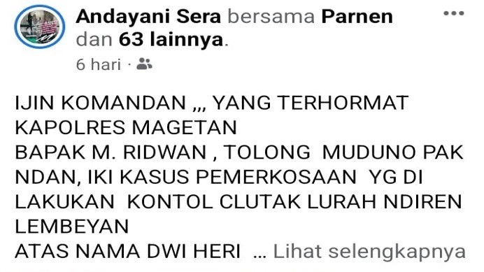 Kades di Magetan Cabuli Mahasiswi KKN, Warga Kediren Beramai-ramai Ajukan Mosi ke Camat
            - galeri foto