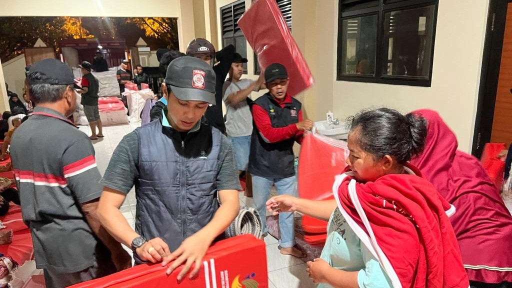 Kemensos Salurkan Bantuan untuk Warga Terdampak Banjir di Solo dan Sukoharjo