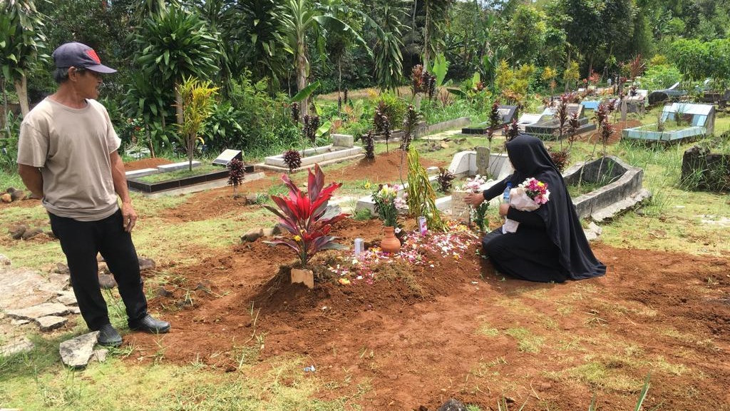 Makam Paryanto, salah satu korban Mbah Slamet