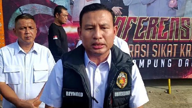 Direktur Ditreskrimum Polda Lampung, Kombes Pol Reynold Hutagalung