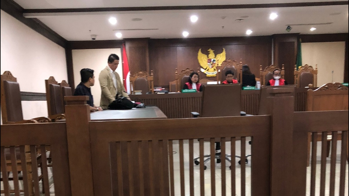 Suasana sidang di Pengadilan Niaga pada Pengadilan Negeri Jakarta Pusat (22/6/2023).
