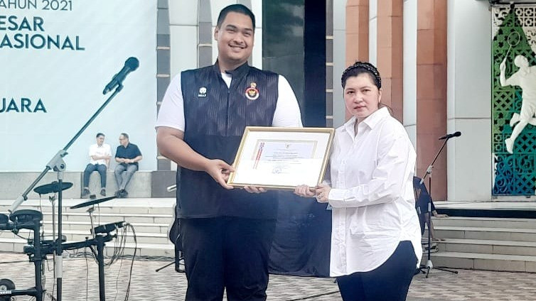 Menteri Pemuda dan Olahraga Republik Indonesia (Menpora RI) Dito Ariotedjo menerima kontingen atlet Para Games Kamboja 2023 di Gedung Graha Kemenpora, Senayan, Jakarta.