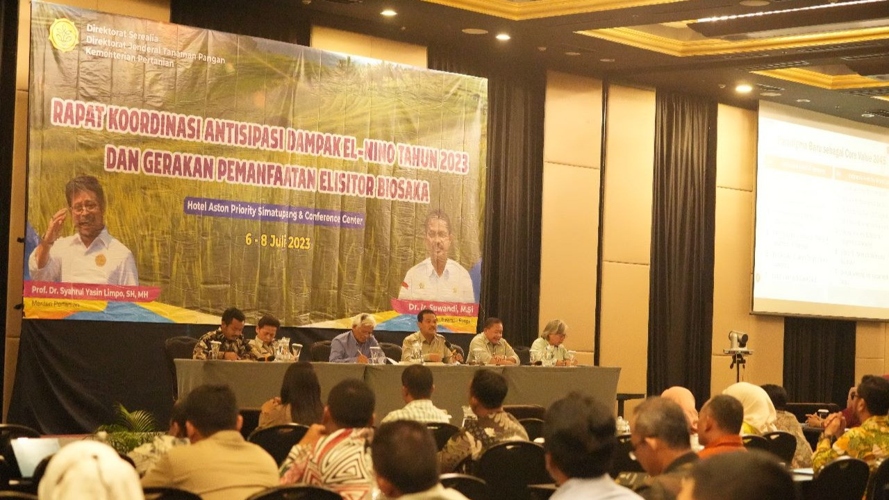 Rakor Percepatan Tanam dan Antisipasi El Nino Tahun 2023