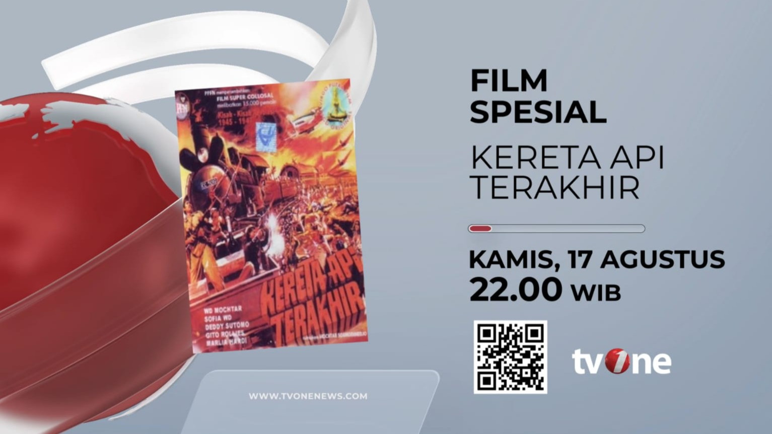 Memperingati hari kemerdekaan Republik Indonesia, tvOne kembali menghadirkan sederet program spesial selama dua hari, mulai tanggal 16 sampai 17 Agustus 2023.