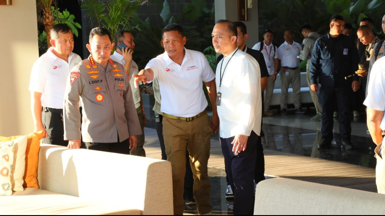 Kapolri melakukan peninjauan lokasi yang akan digunakan untuk ASEAN Ministerial Meeting on Transnational Crime (AMMTC) ke-17 di Labuan Bajo, Nusa Tenggara Timur (NTT).