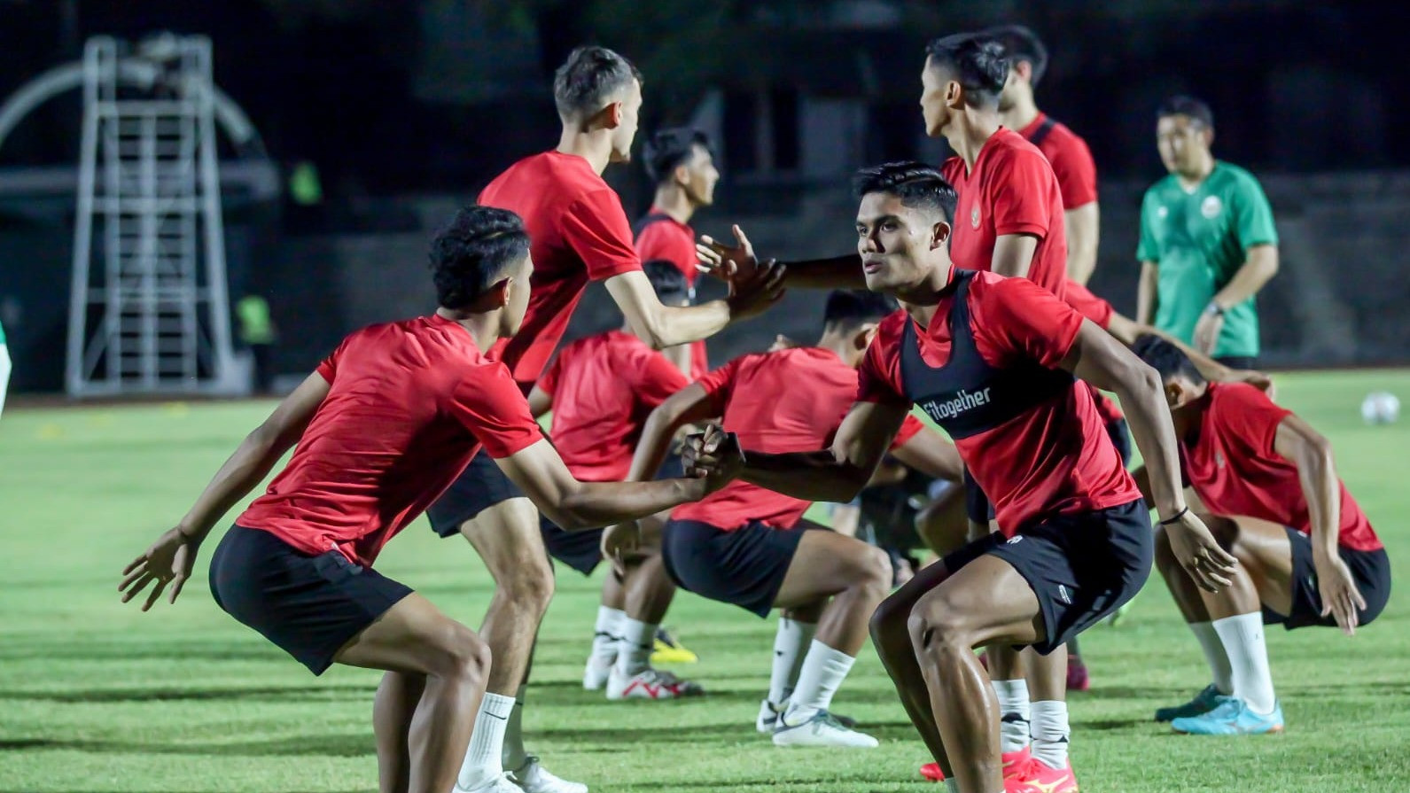 Timnas Indonesia U-23 telah menjalani latihan terakhir.