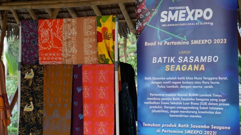 Omzet atau hasil penjualan UMKM binaan Pertamina mencapai Rp689,6 juta selama tiga hari di Grand Prix of Indonesia 2023.