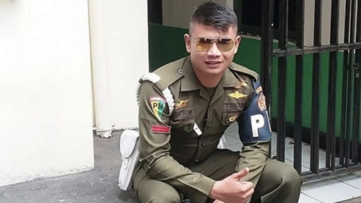 Praka Manik Riswandi, oknum TNI yang diduga melakukan pembunuhan berencana terhadap Imam Masykur.