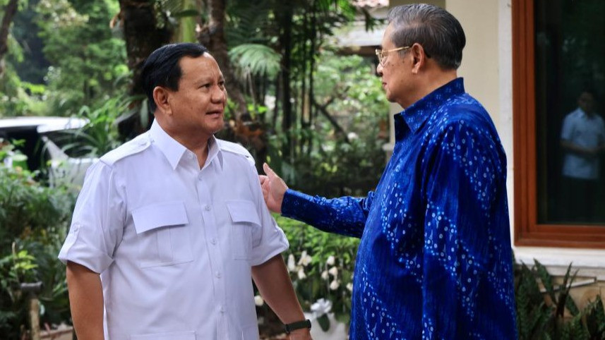 Ini Penampakan Saat Prabowo Subianto Minta Doa Restu Ke SBY Sebelum ...