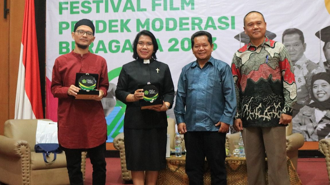 Balai Litbang Kemenag, PeaceGen, dan UPI Kolaborasi Rayakan Moderasi Beragama pada Kegiatan Grand Final Festival Film Pendek 2023