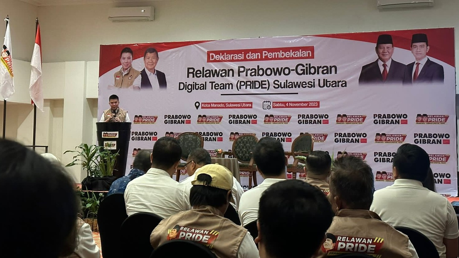 Ketua Tim Relawan Prabowo-Gibran Digital Team (PRIDE) Anthony Leong