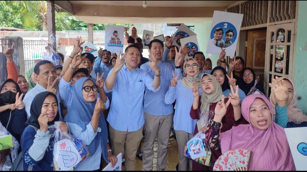 Kampanye Perdana, TKD Prabowo-Gibran Di Makassar Sosialisasikan Program ...