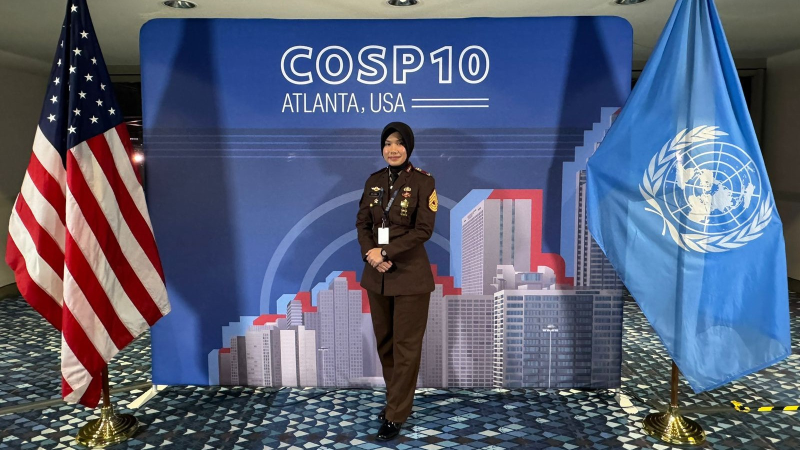 Brigadir Taruna Akpol Helena Fiorentina meraih juara dalam kompetisi esai The 10th session of the UNCAC Conference of the States Parties (CoSP10) di USA pada 11-15 Desember 2023.