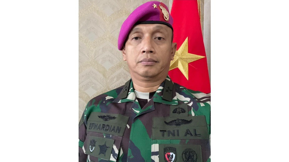 Serah Terima Jabatan Dirlitbang Pusjiantra TNI dari pejabat lama Brigjen TNI (Mar) Citro Subono S.M kepada pejabat baru Brigjend TNI (Mar) Efhardian M.Tr.Opsla.