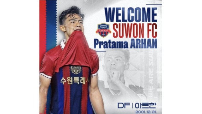 Instagram Suwon Fc Banjir Follower Usai Umumkan Pratama Arhan Pelatih Kim Eun Jung Jamin Pemain 3074