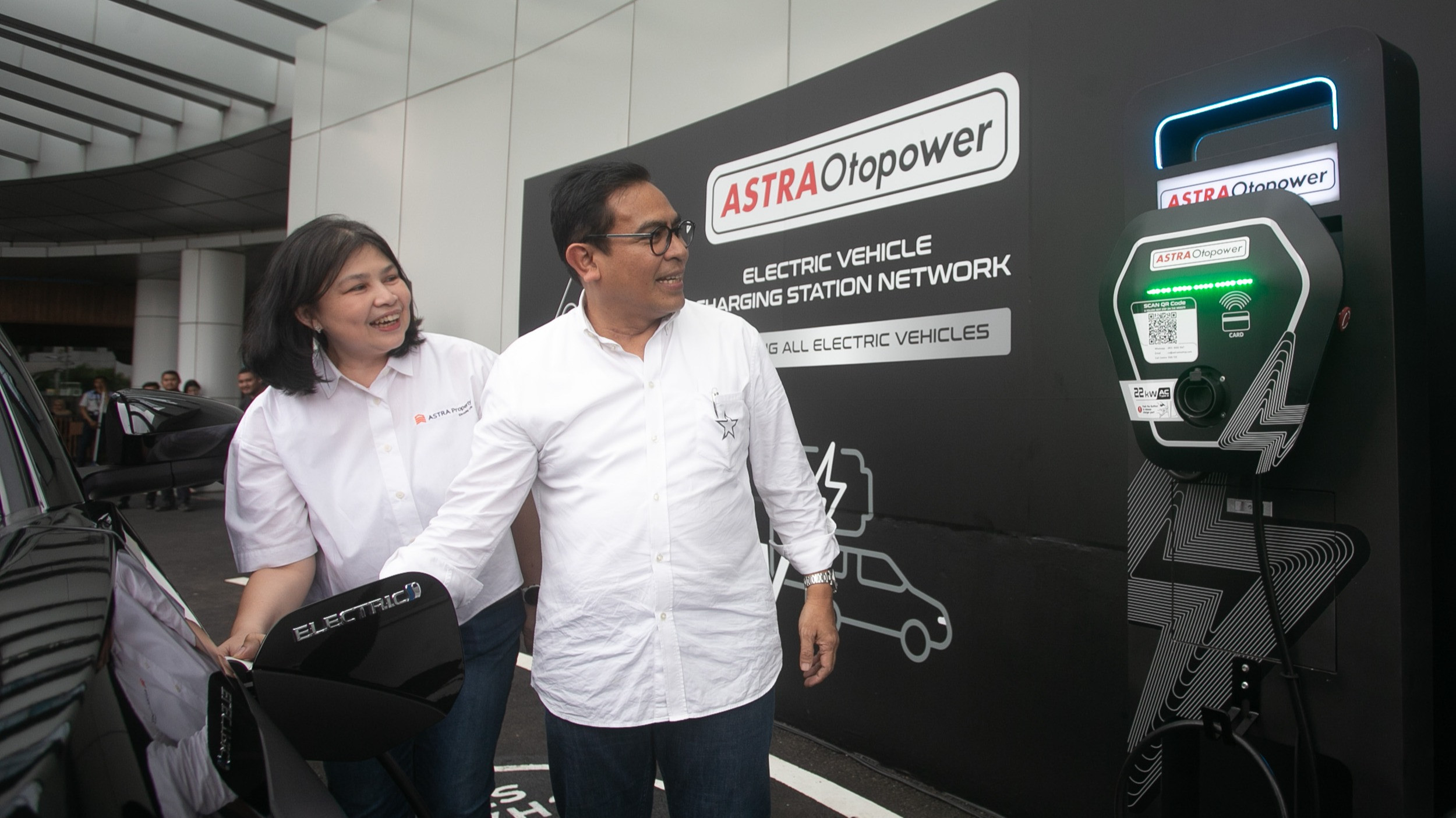 Astra Property bersinergi dengan Astra Otoparts menghadirkan fasilitas pengisian daya Kendaraan Bermotor Listrik Berbasis Baterai (KBLBB) Astra Otopower di beberapa proyek Astra Property.