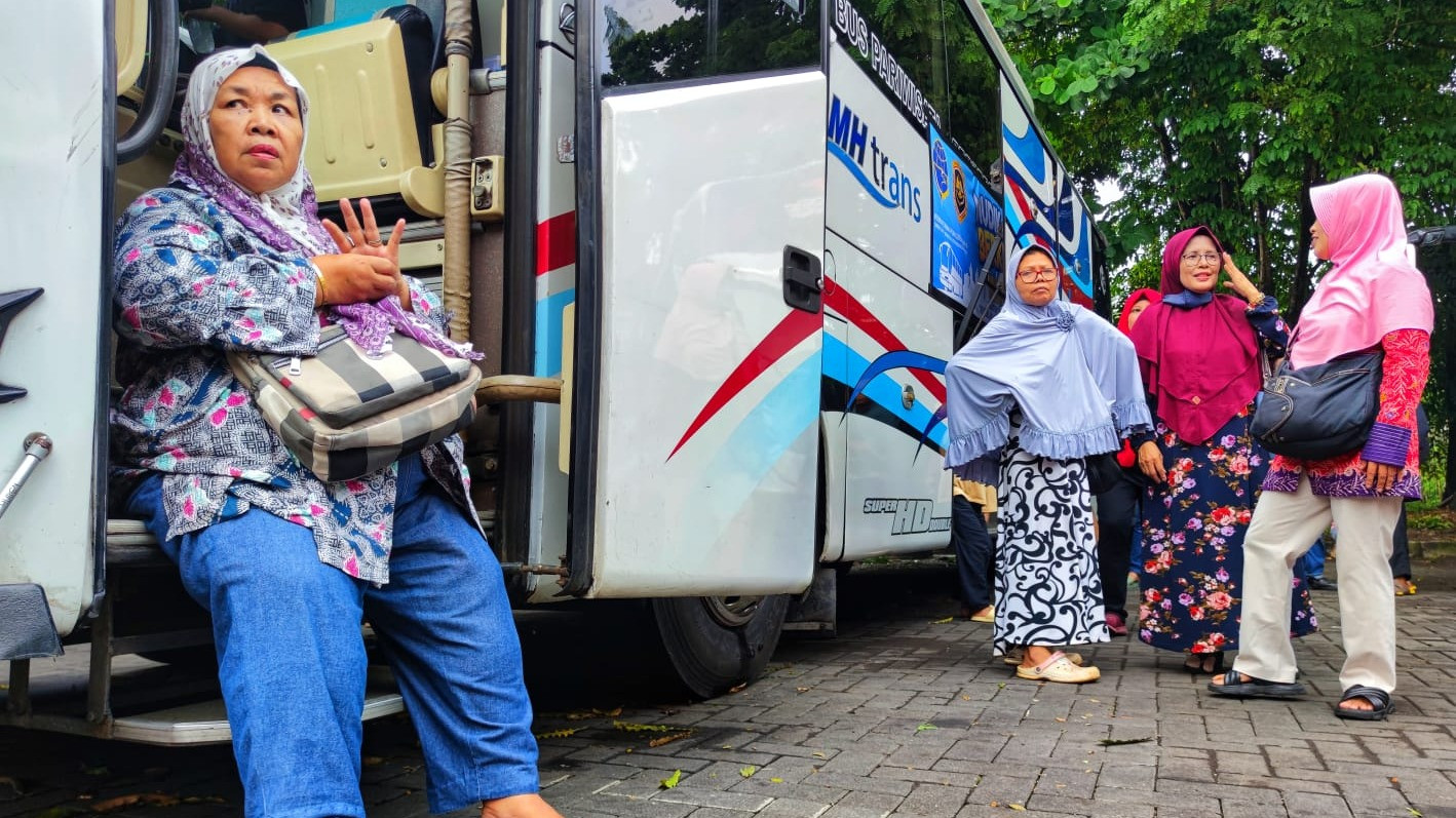 Dok. peserta mudik gratis