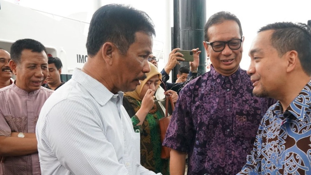 Kepala BP Batam, Muhammad Rudi menerima kunjungan Menteri Besar Johor, Yang Amat Berhormat (YAB) Dato  Onn Hafiz Ghazi, Jumat (24/5/2024).