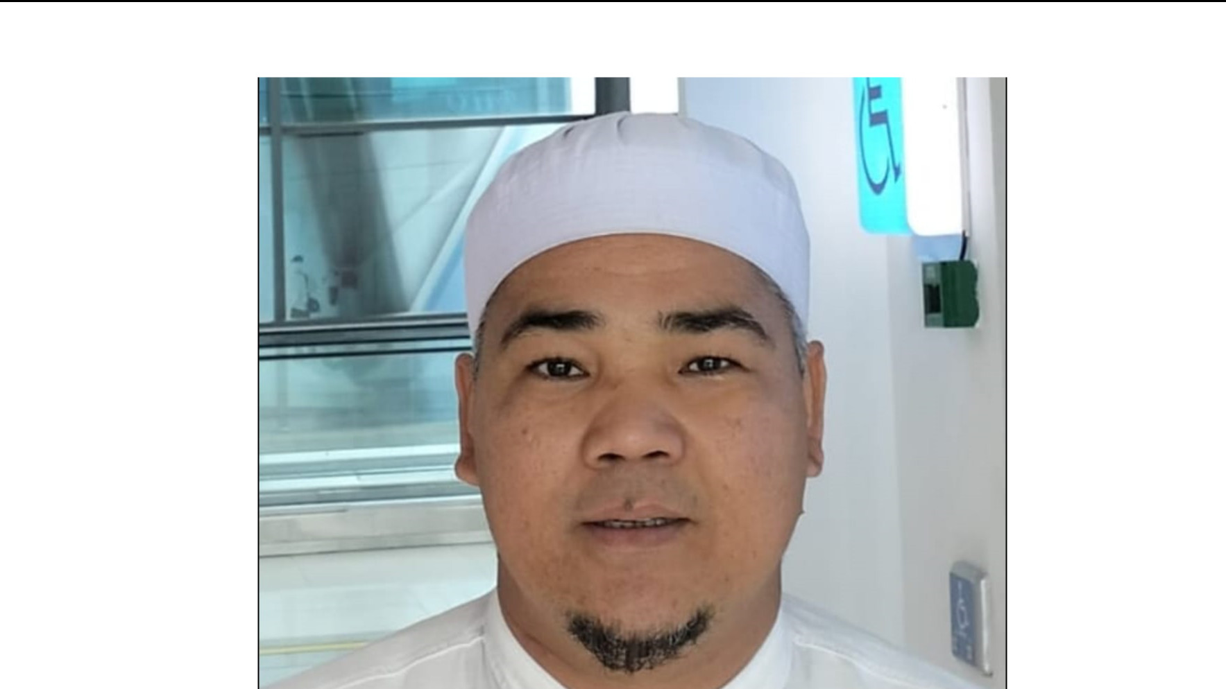 Pembimbing jemaah calon haji Maktour, Ustaz Muhammad Amin. Istimewa