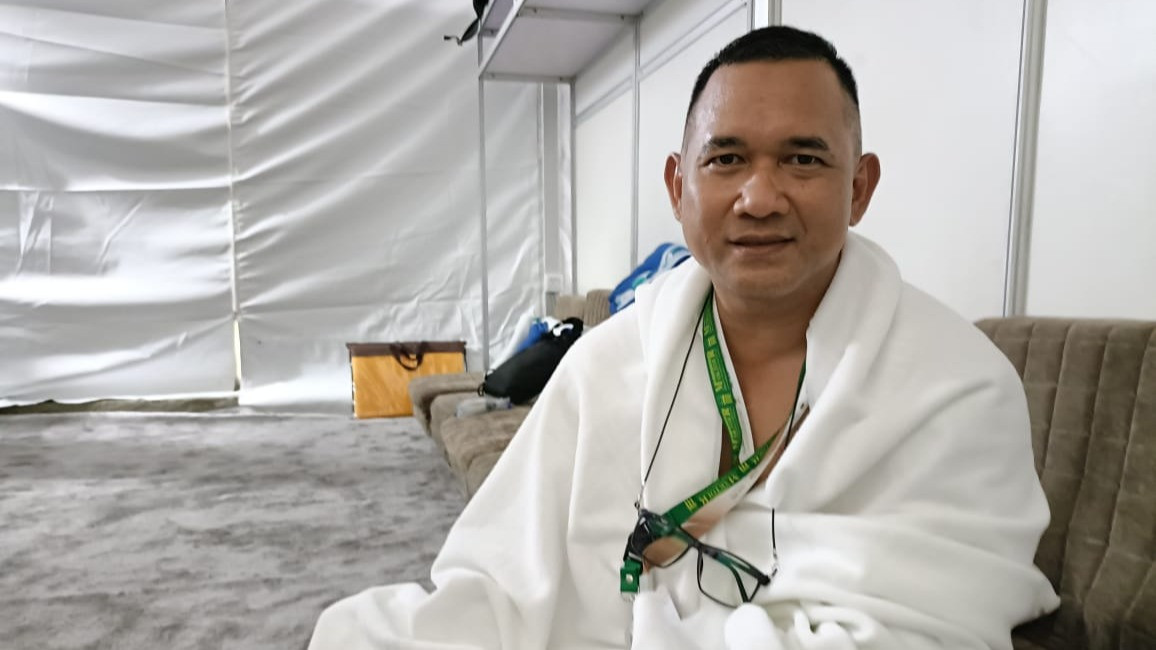 Jemaah calon haji Maktour dari An Nur asal Surabaya, Bobby Suryanto.