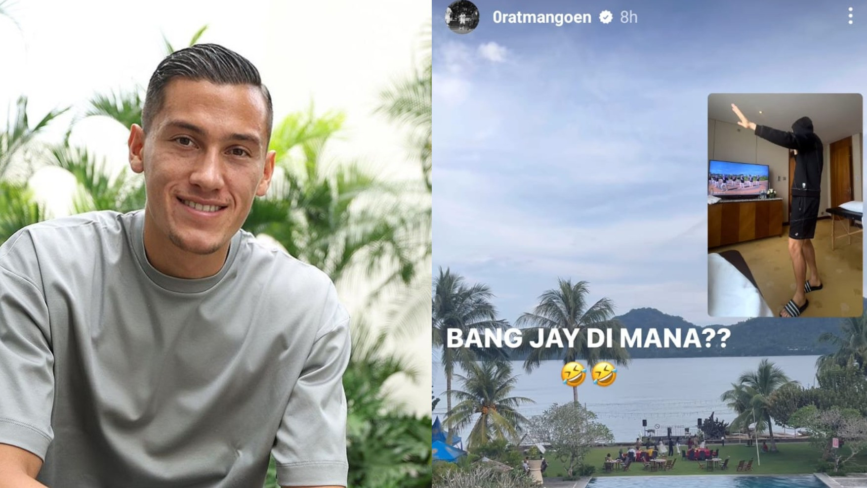 Ragnar Oratmangoen senggol Jay Idzes soal liburan sepak bola Eropa dan Timnas Indonesia. Source: instagram Jay Idzes dan Ragnar Oratmangoen