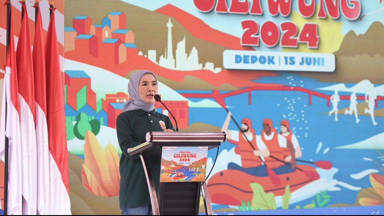 Direktur Utama Pertamina Nicke Widyawati berharap program Pertamina Gerbang Biru Ciliwung dapat mendukung ekoparian sungai.