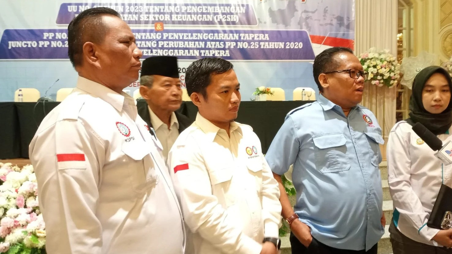 Serikat buruh yang tergabung dalam LKS TRIPDA Provinsi Banten sepakat menolak UU No 4 Tahun 2023 tentang P2SK dan PP Nomor 21 Tahun 2024 tentang perubahan atas PP Nomor 25 Tahun 2020 tentang Tapera.