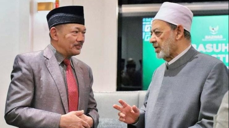 Grand Syekh Al Azhar, Imam Akbar Ahmed Prof. Dr. Syekh Ahmad Muhammad Ahmad Ath-Thayyeb mengapresiasi tinggi komitmen Badan Amil Zakat Nasional (BAZNAS) yang telah memberikan bantuan kepada masyarakat Palestina.