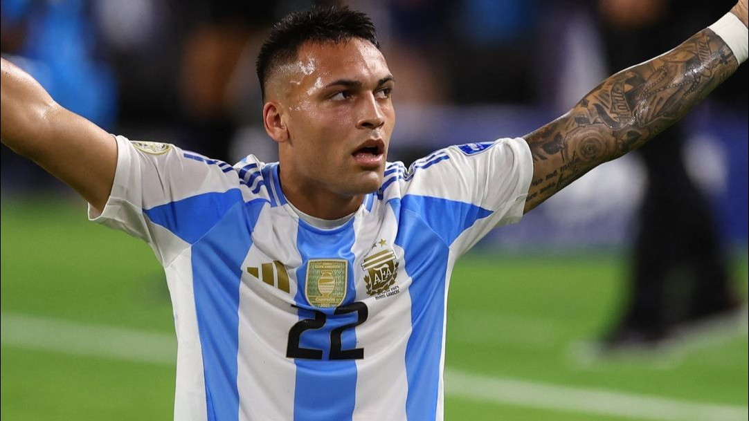 Striker Timnas Argentina, Lautaro Martinez di Final Copa America 2024