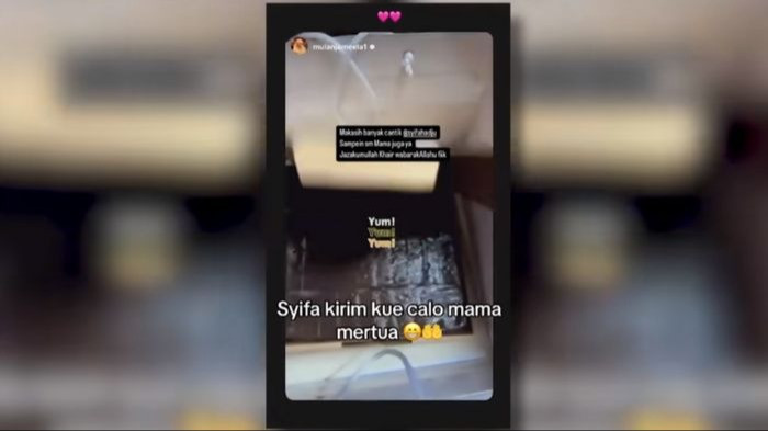 Mulan Jameela unggah bingkisan dari Syifa Hadju di Instagram