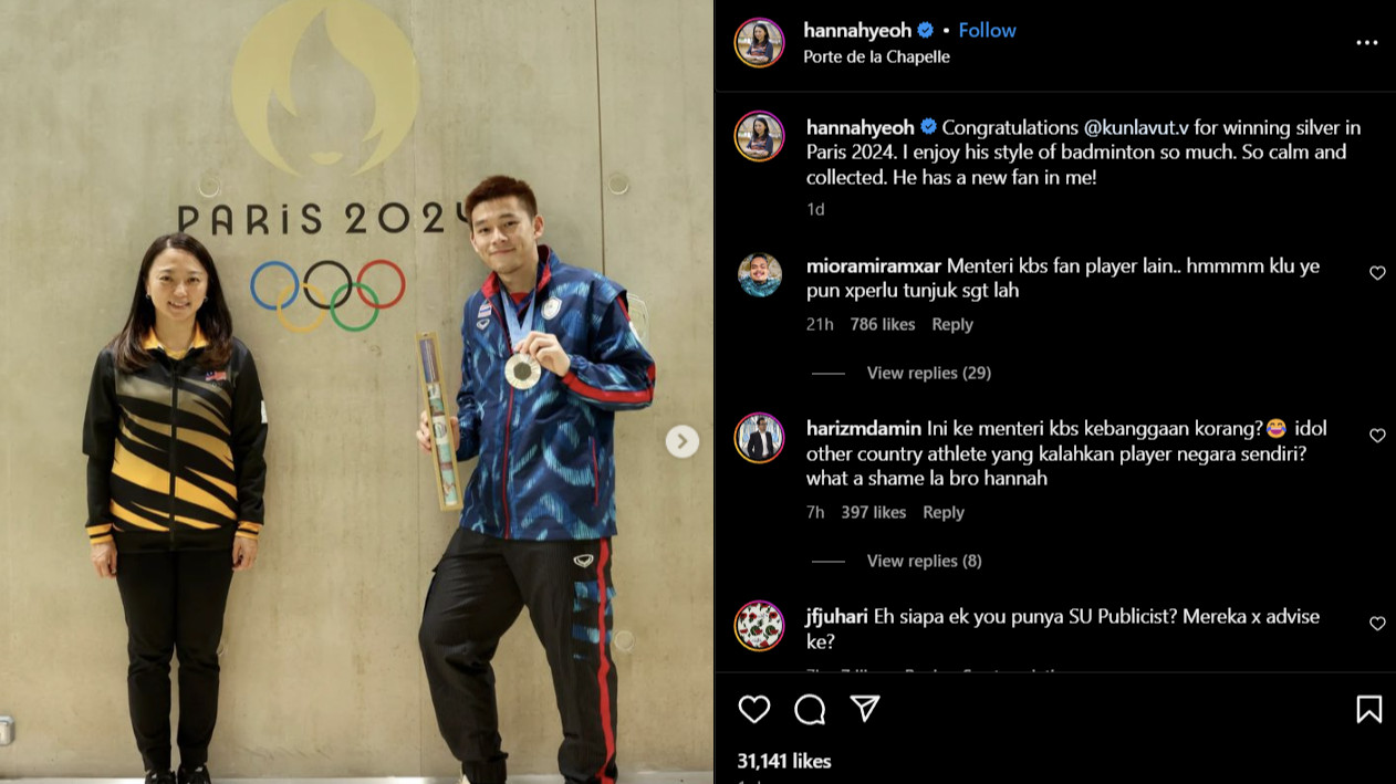 Netizen Malaysia Mencak-mencak Gegara Ulah Menpora di Olimpiade Paris 2024, Ada Apa?