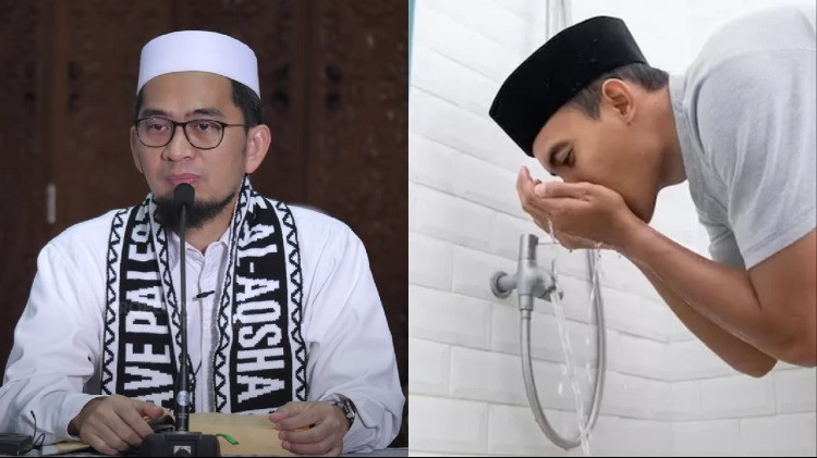 Ustaz Adi Hidayat menjelaskan hukum mengelap wajah setelah berwudhu