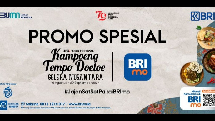 Pecinta makanan tradisional dan sajian jadul merapat! Salah satu festival kuliner paling dinantikan di Jakarta, JF3 Food Festival Kampoeng Tempo Doeloe, hadir lagi di La Piazza, Summarecon Mall Kelapa Gading.