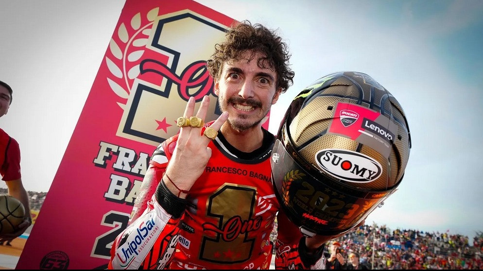 Francesco Bagnaia pembalap Ducati Lenovo di MotoGP