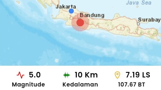 Deretan Fakta Foto-foto Kerusakan Rumah Warga Akibat Gempa Bandung Mengerikan Banget, Ini Buktinya
            - galeri foto