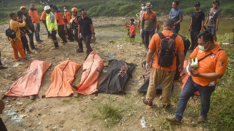 Penemuan mayat di Kali Bekasi