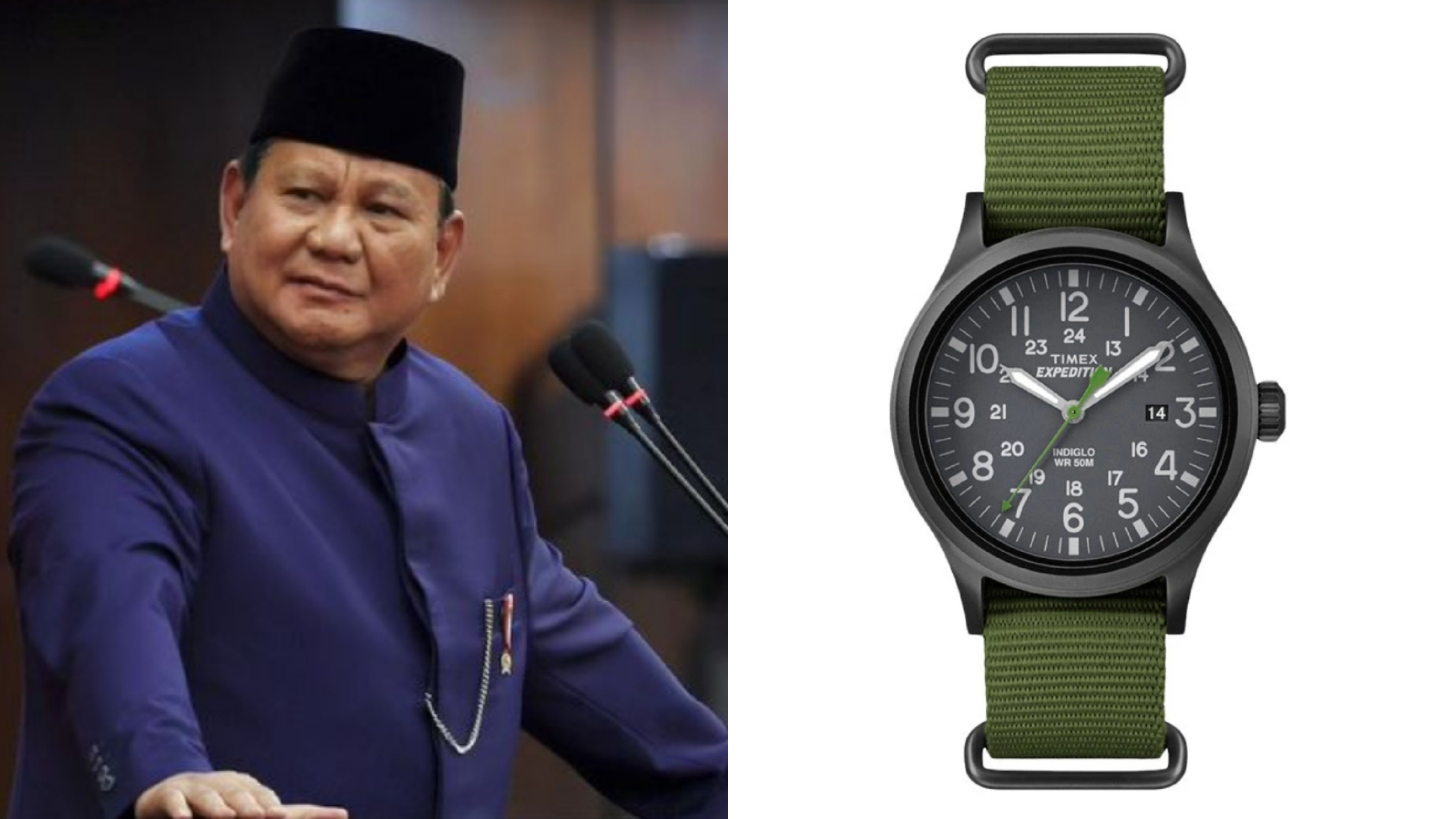 Jam tangan Prabowo