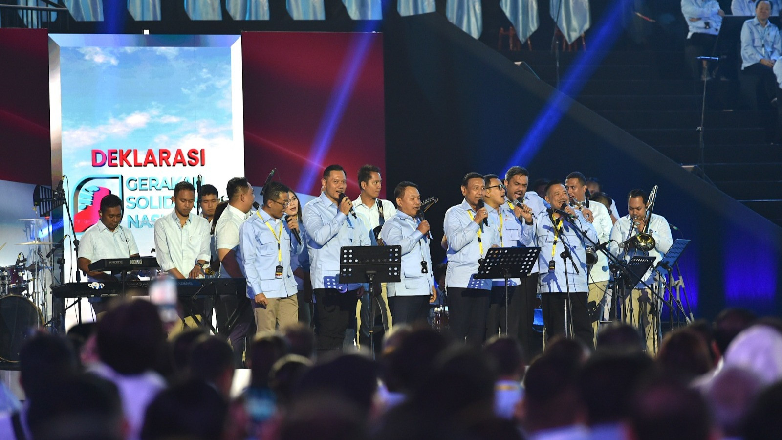 Presiden Prabowo Subianto meresmikan hadirnya Gerakan Solidaritas Nasional (GSN) di Indonesia Arena, Senayan, Jakarta Pusat, Sabtu (2/11/2024).