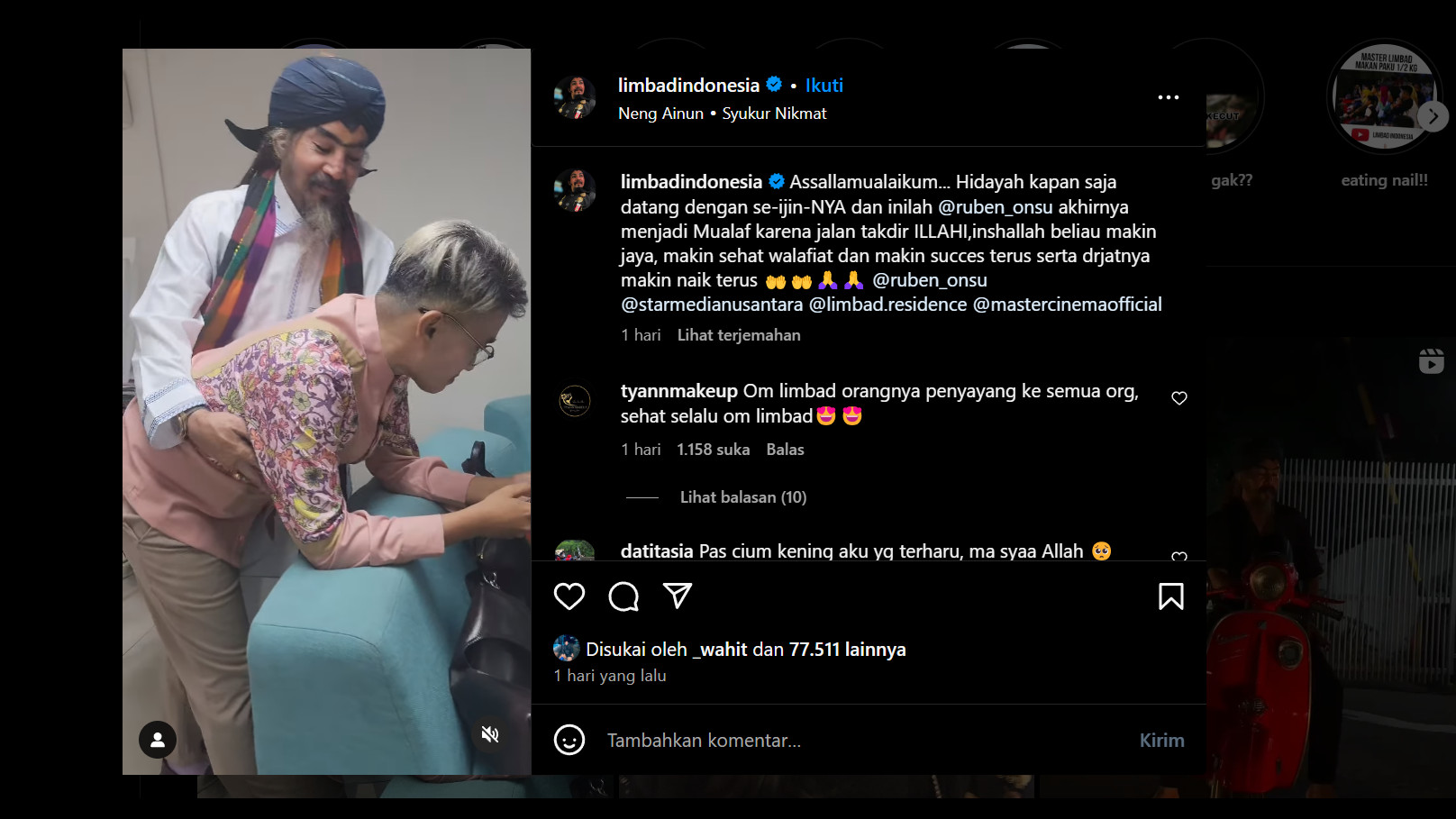 Kabar Ruben Onsu Mualaf