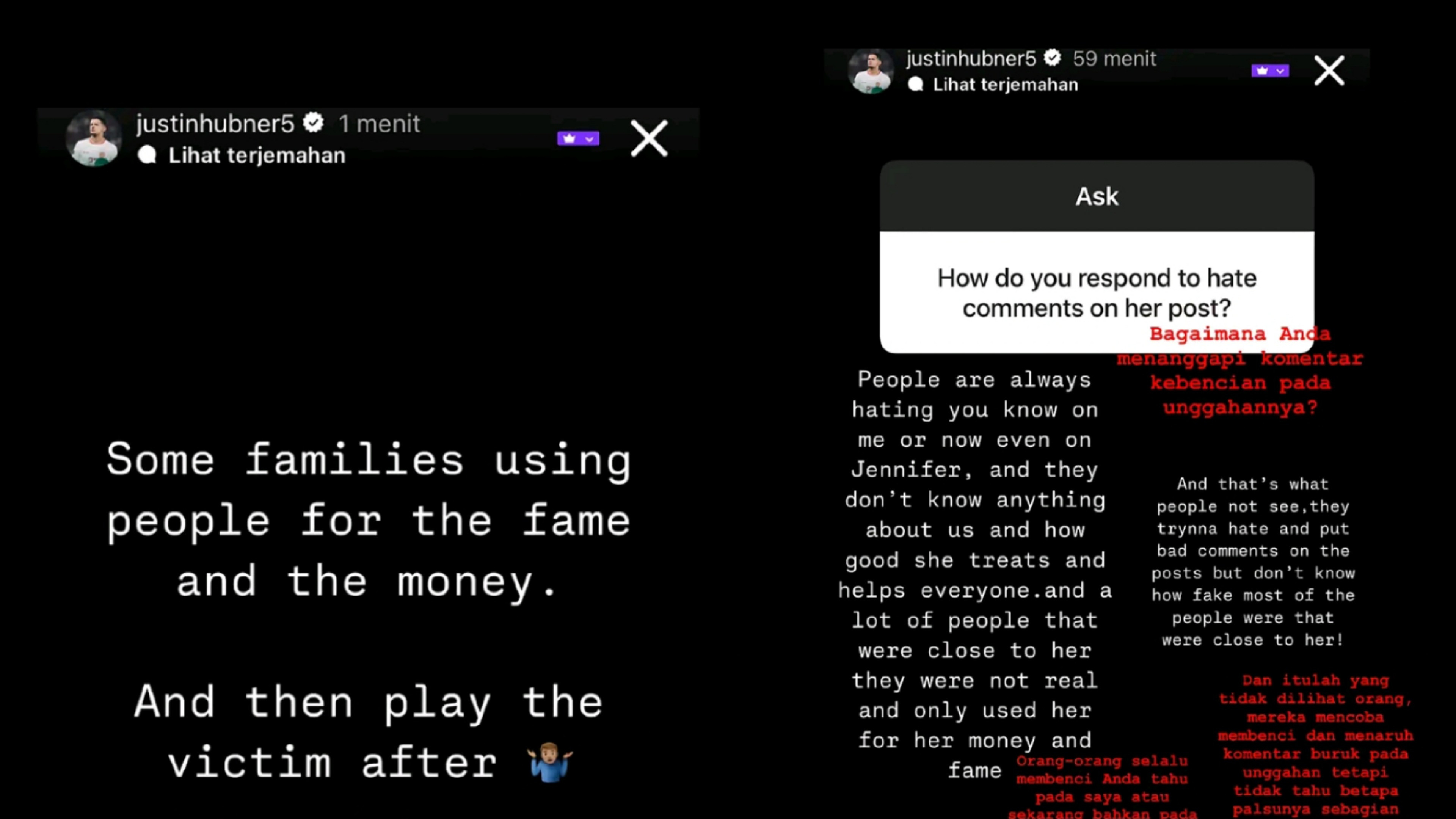 Justin Hubner Diduga Sindir Keluarga Mantan Suami Jennifer Coppen, Fans Sepak Bola Beri Komentar Pedas: ini Orang Tuker Aja!
            - galeri foto