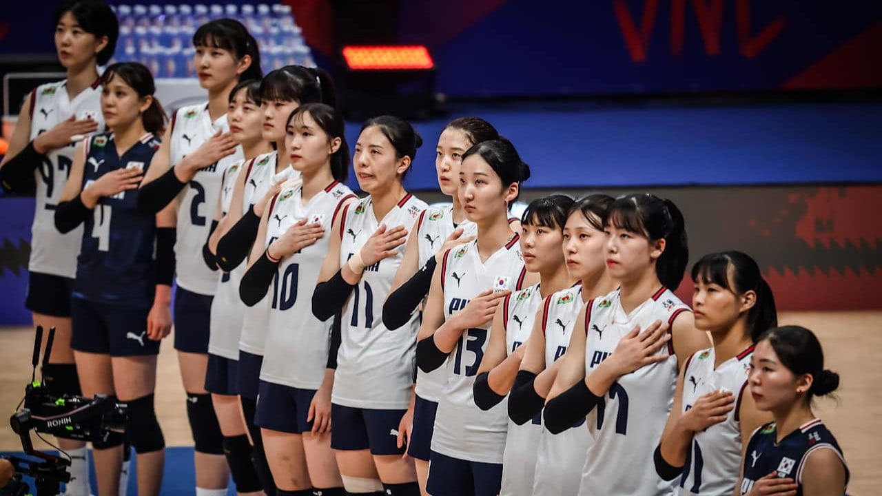 Timnas Voli Putri Korea Selatan di VNL 2025