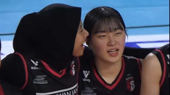 Megawati Hangestri dan Wonderkid Red Sparks, Jeon Da-bin.
