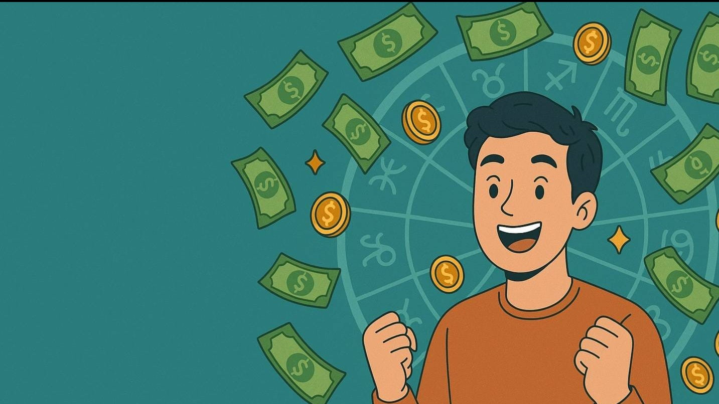 Ilustrasi keuangan zodiak